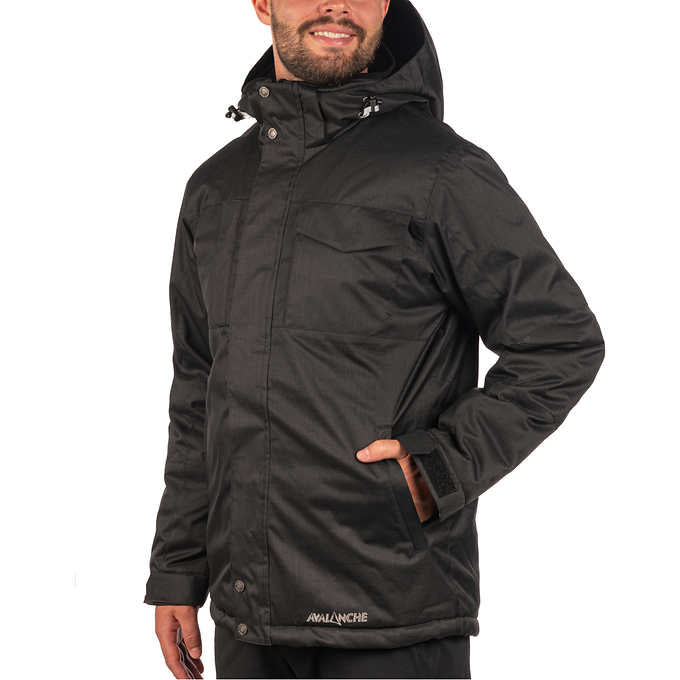 Avalanche Men's Jaypeak Ski Jacket - Black (Size M) - New