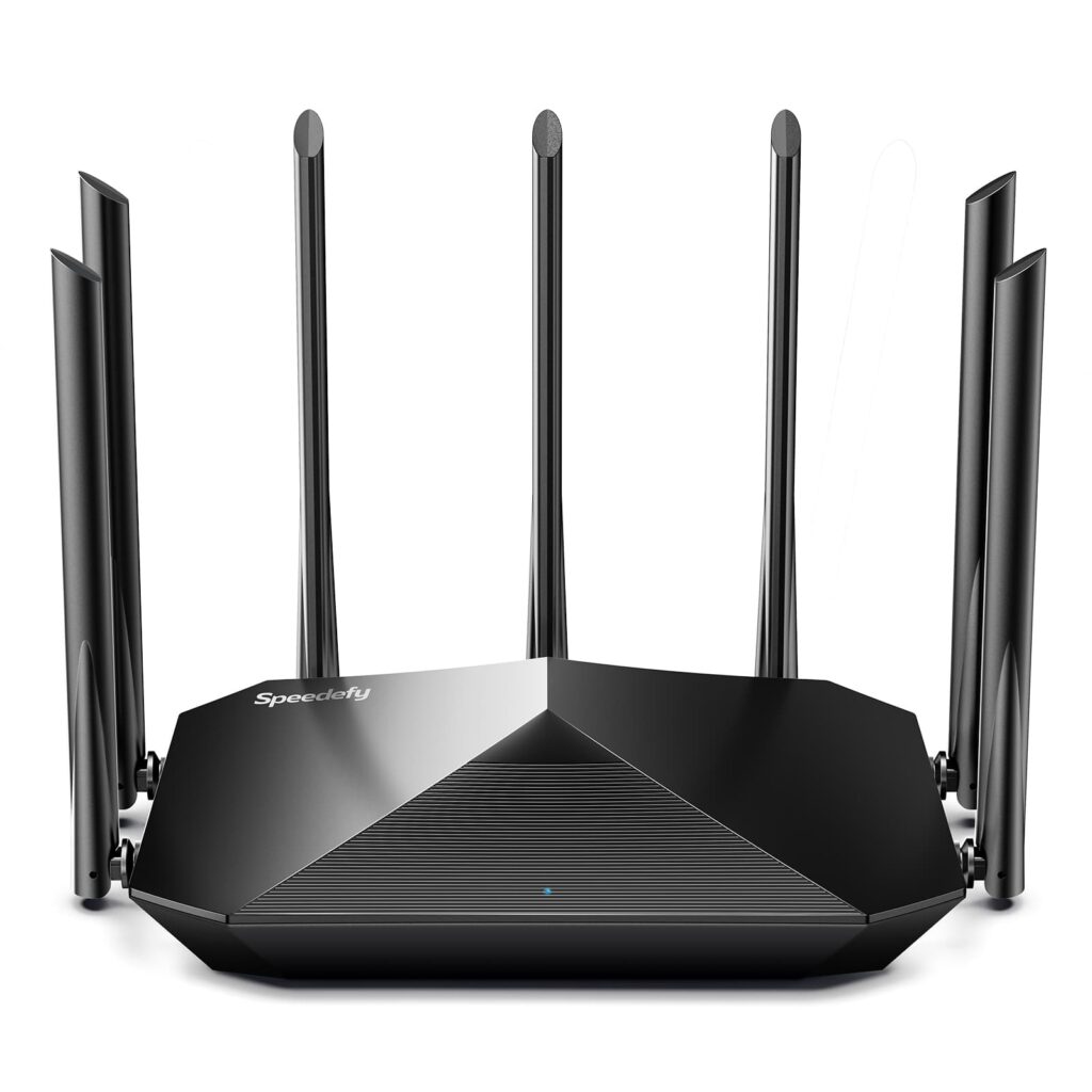 Speedefy AC2100 Smart WiFi Router – Dual Band Gigabit Wireless Router for Home & Gaming