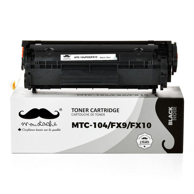 Canon 104 / FX9 / FX10 Compatible Black Toner Cartridge - Moustache