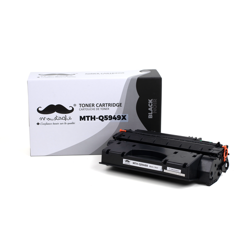 Compatible HP 49X Q5949X Black Toner Cartridge High Yield - Moustache