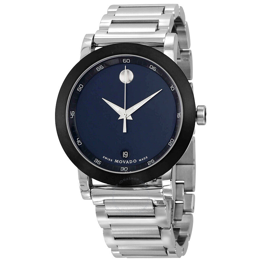 MOVADO Museum Blue Dial Stainless Steel Men's Watch