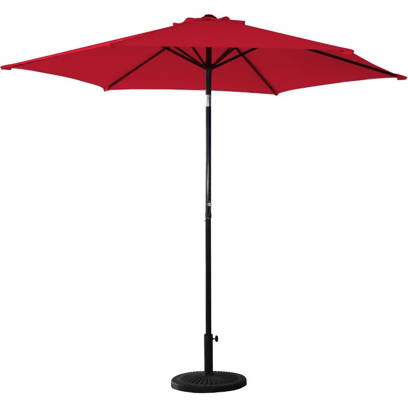 9ft Market Umbrella - Poppy (Red)