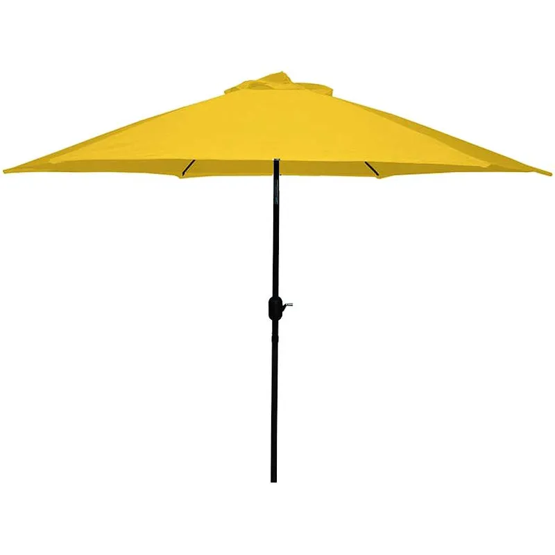 Big Box 9ft Market Umbrella With Crank & Tilt - Marigold (Yellow)