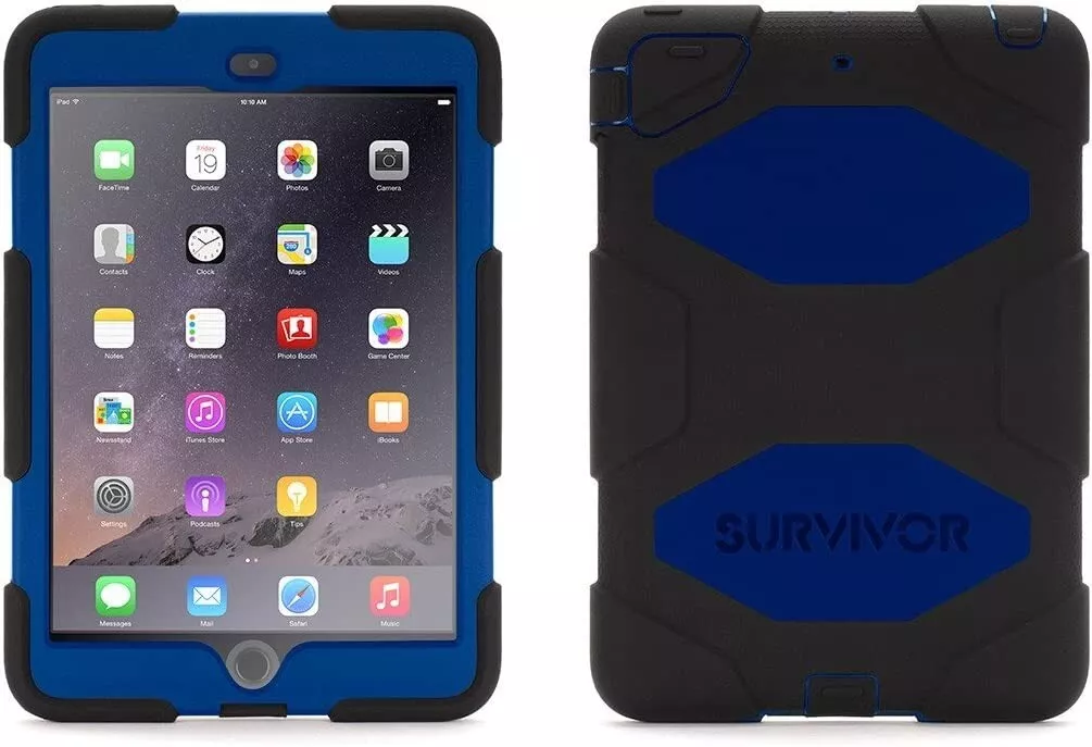 GRIFFIN Survivor All-terrain Case & Stand For Ipad Mini - Blue/Black