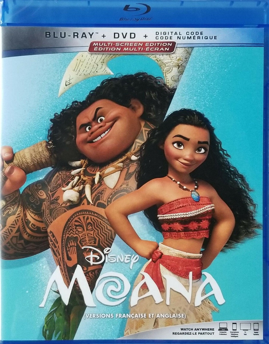Moana (Bilingual) [Blu-ray + DVD + Digital HD]