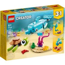 LEGO Creator 3 in 1 Dolphin & Turtle Sea Animals Toy Set (31128)