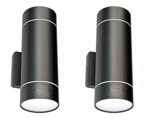 Atomi Smart Wifi LED Outdoor Wall Light - Pack of 2