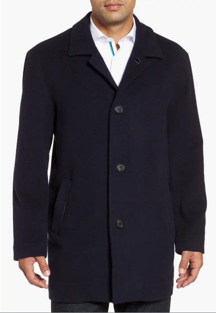 Cole haan navy clearance coat