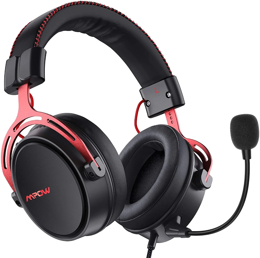 Mpow BH439 Air SE Gaming Headset (Red/Black)