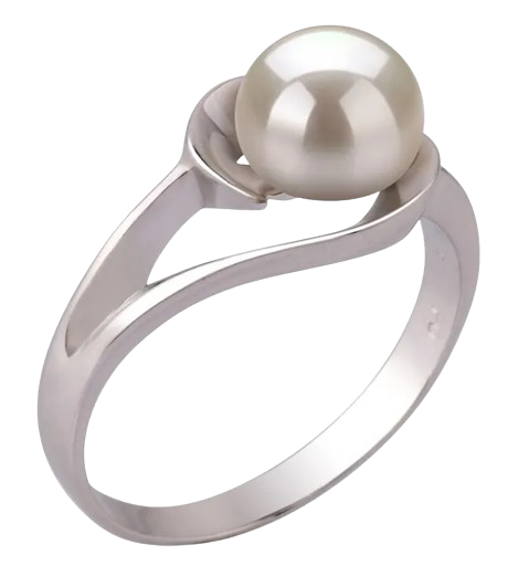  6-7mm Pearl Ring in White