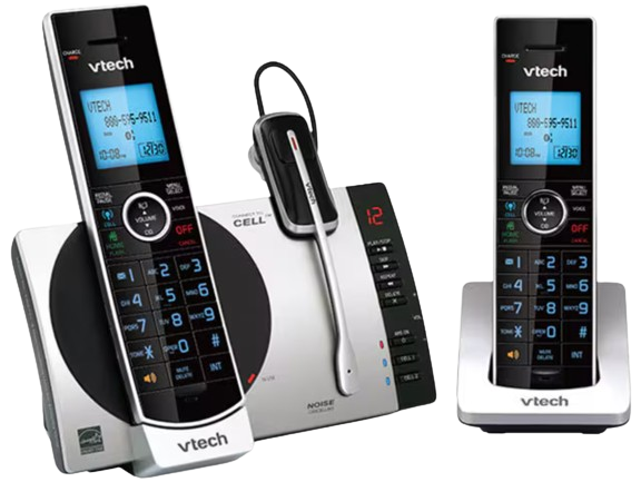 Vtech Ds6771-3 2-handset Dect6.0 Connect To Cell Answering System