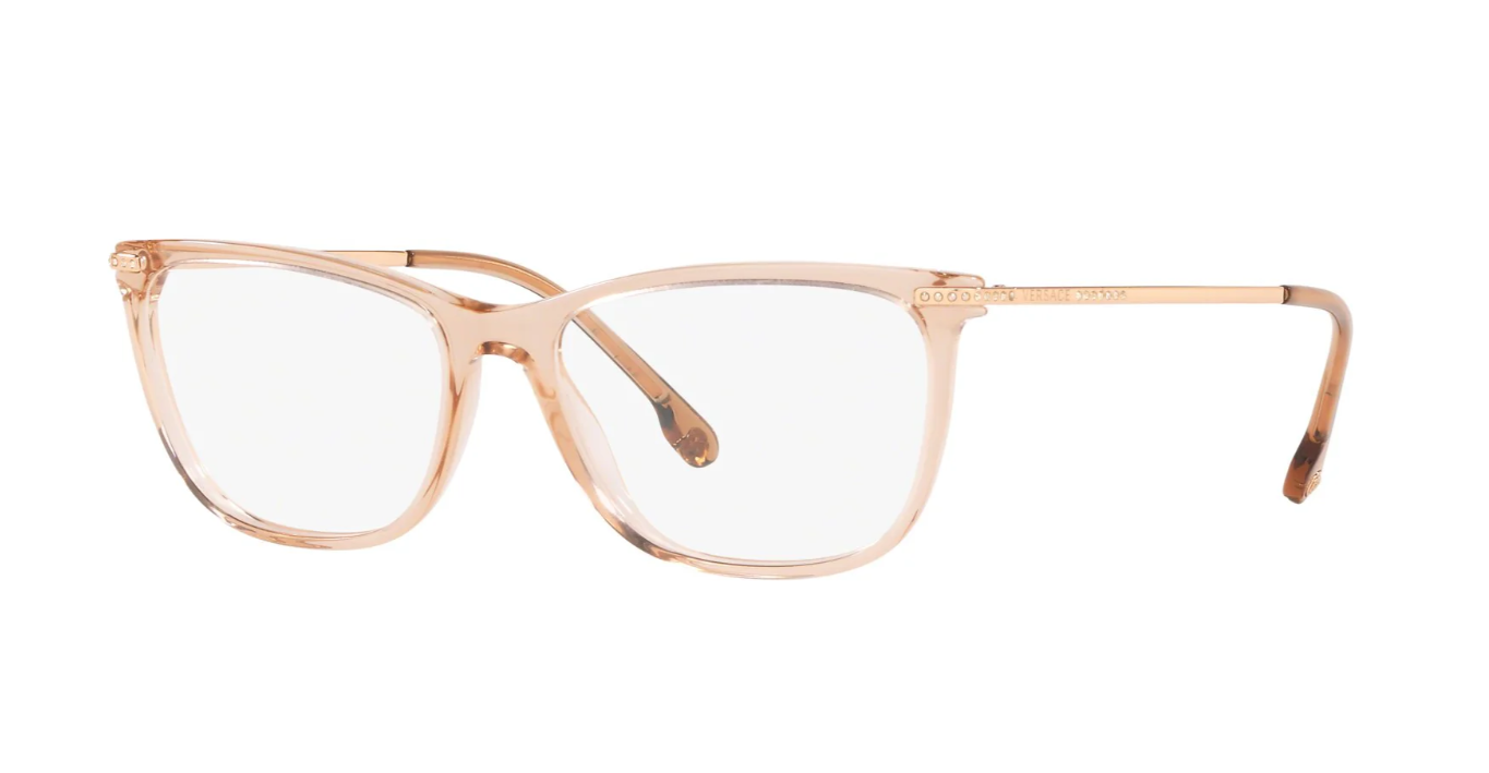 Versace 3274B Cat-Eye Glasses - Transparent Brown