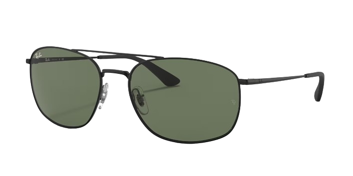 Ray-Ban RB3654 Polarized Sunglasses - Dark Green