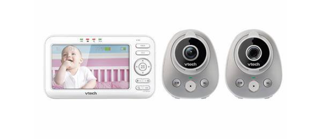 VTech 5" Video Baby Monitor with 2 Cameras, Wide/Standard Lens