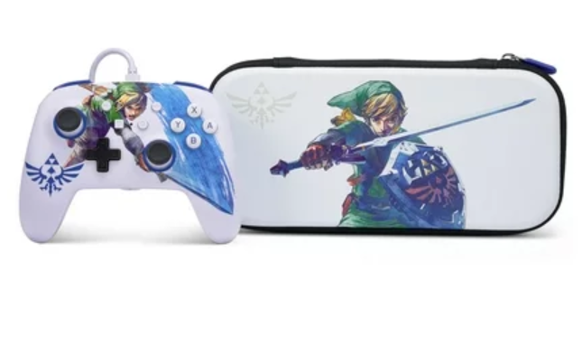 Enhanced Wired Controller and Slim Case - The Legend of Zelda