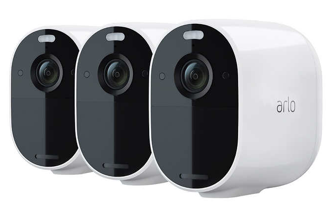 Arlo Essential Cameras - 3x Camera Pack (White)