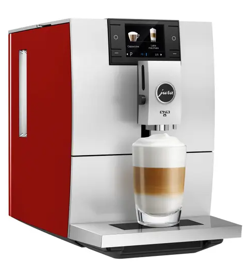 URA ENA 8 Automatic Coffee and Espresso Machine - Sunset Red