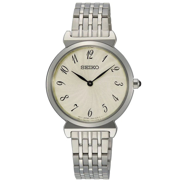 Seiko Ladies Classic, Japanese Quartz Silver Watch, White