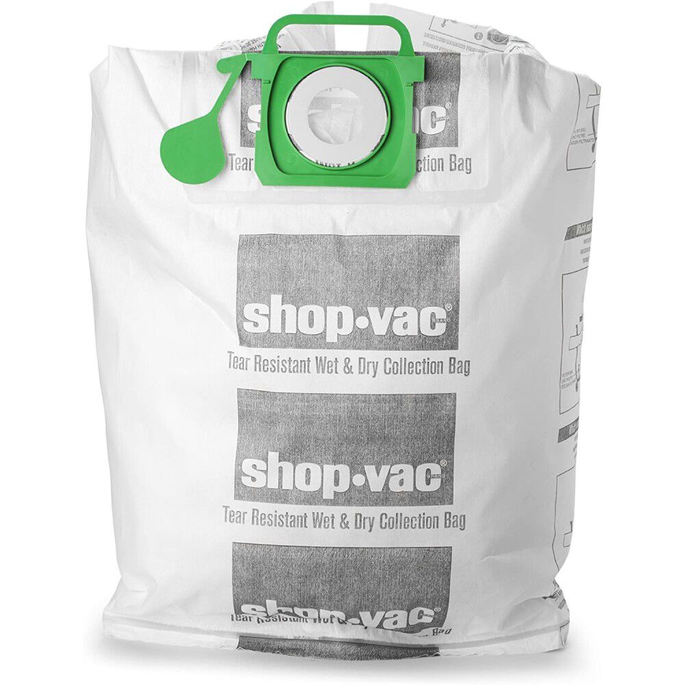 Shop Vac 90216 12-20 Gallon Tank Wet/Dry Tear Resistant Collection Bag 2pk