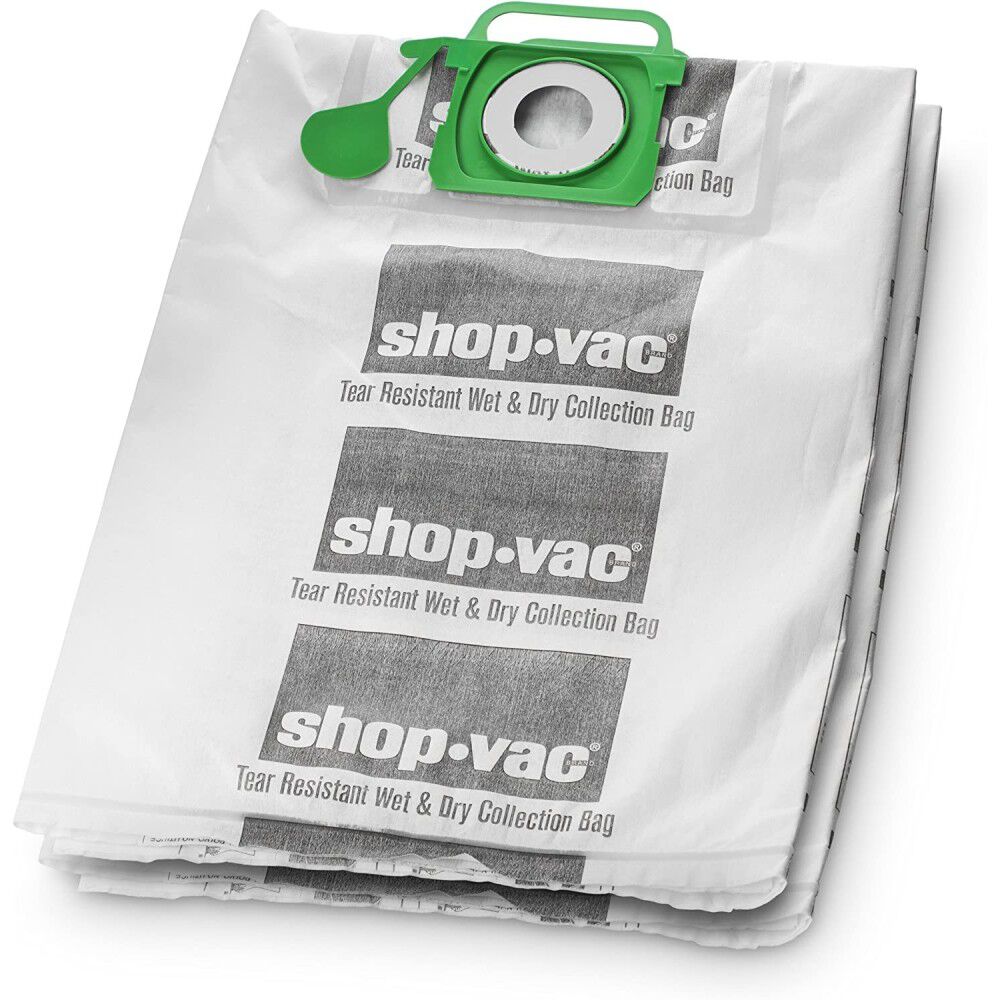 Shop Vac 90216 12-20 Gallon Tank Wet/Dry Tear Resistant Collection Bag 2pk