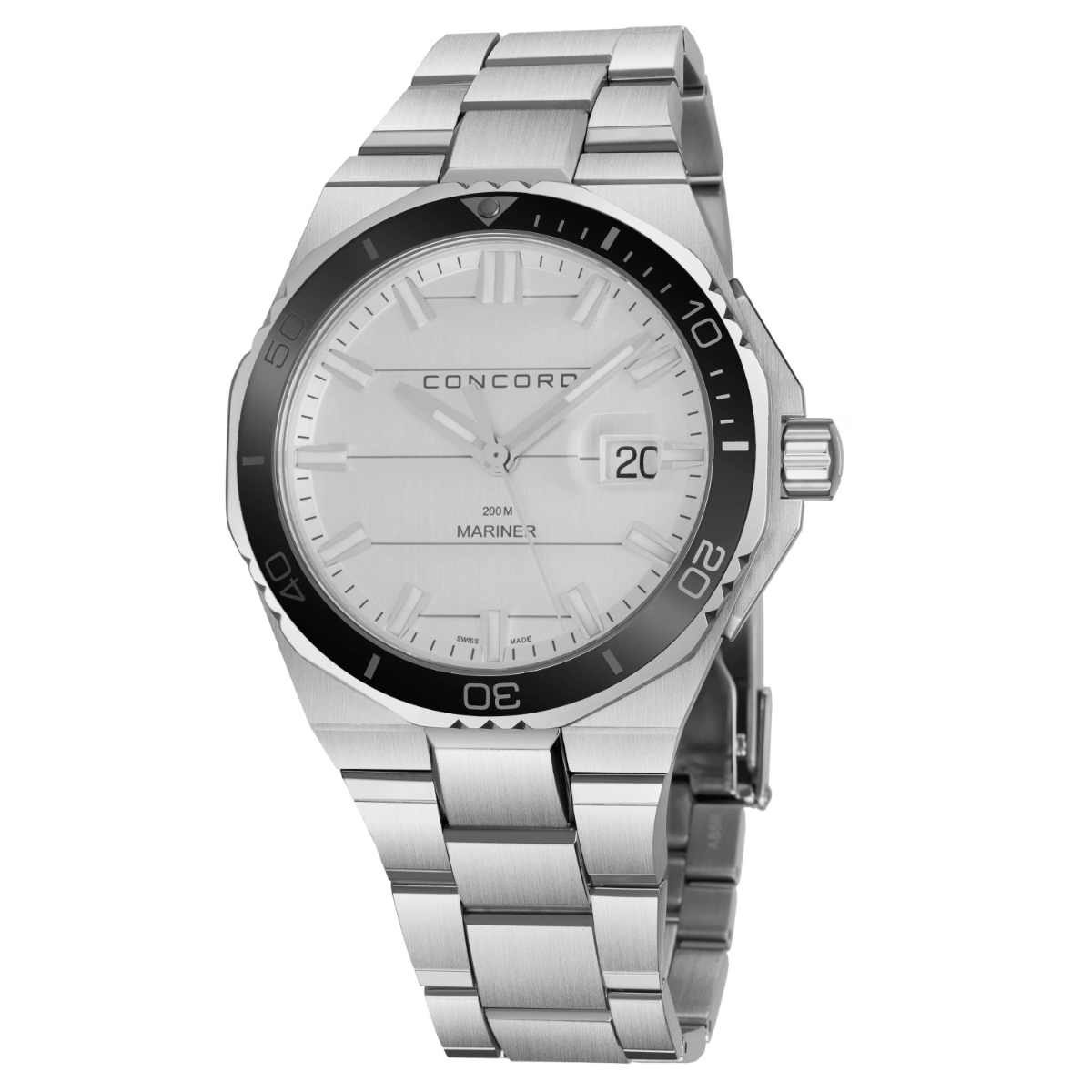 Concord Men's Mariner Stainless Steel Silver Dial Watch