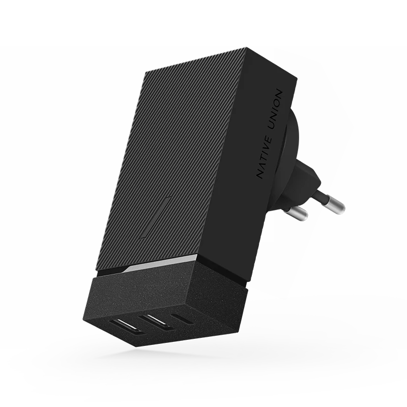 Native Union Smart Hub PD The 3-Port Wall Charger with International Adapters