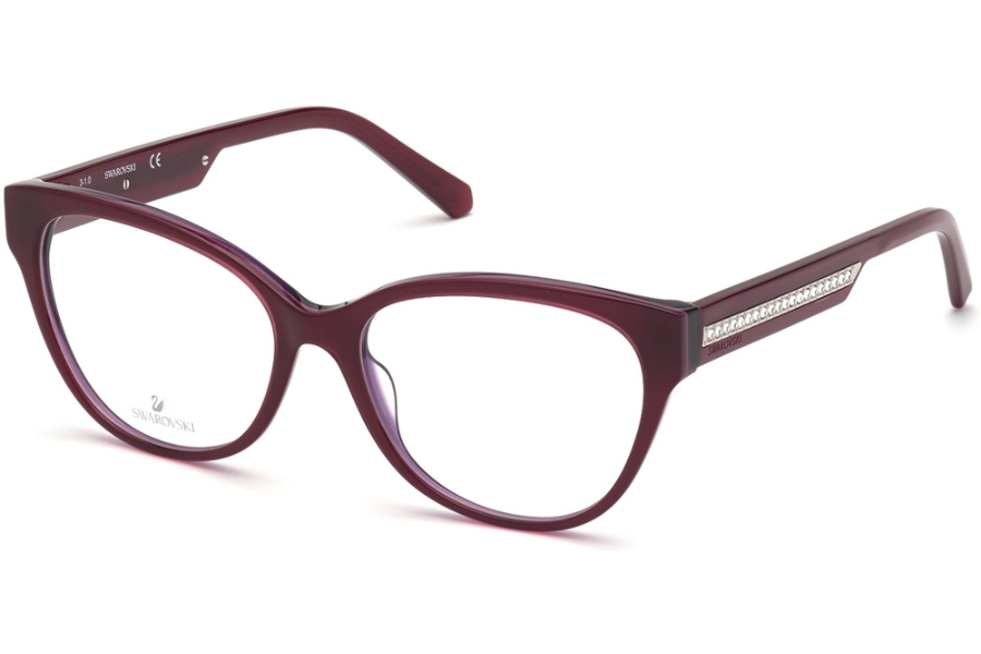 Swarovski SK5392 Eyeglasses (Shiny Violet)