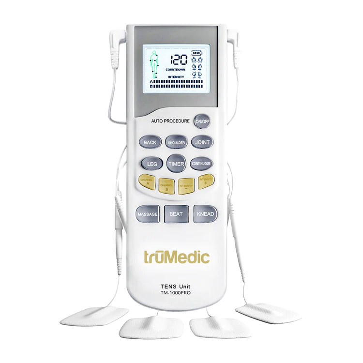 truMedic TM-1000PRO Deluxe TENS Unit Electronic Pulse Massager