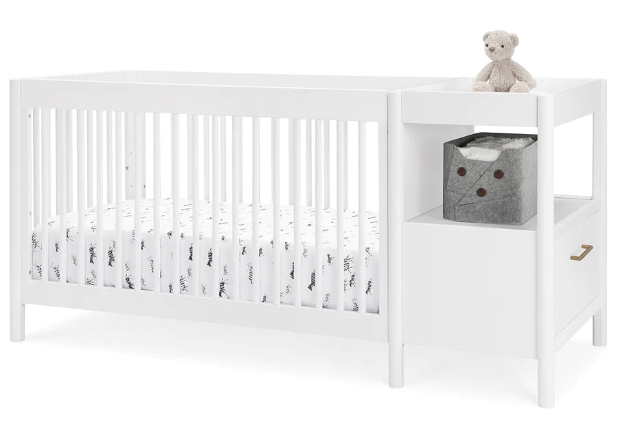 Delta Children Zoe 5-in-1 Convertible Crib and Changer