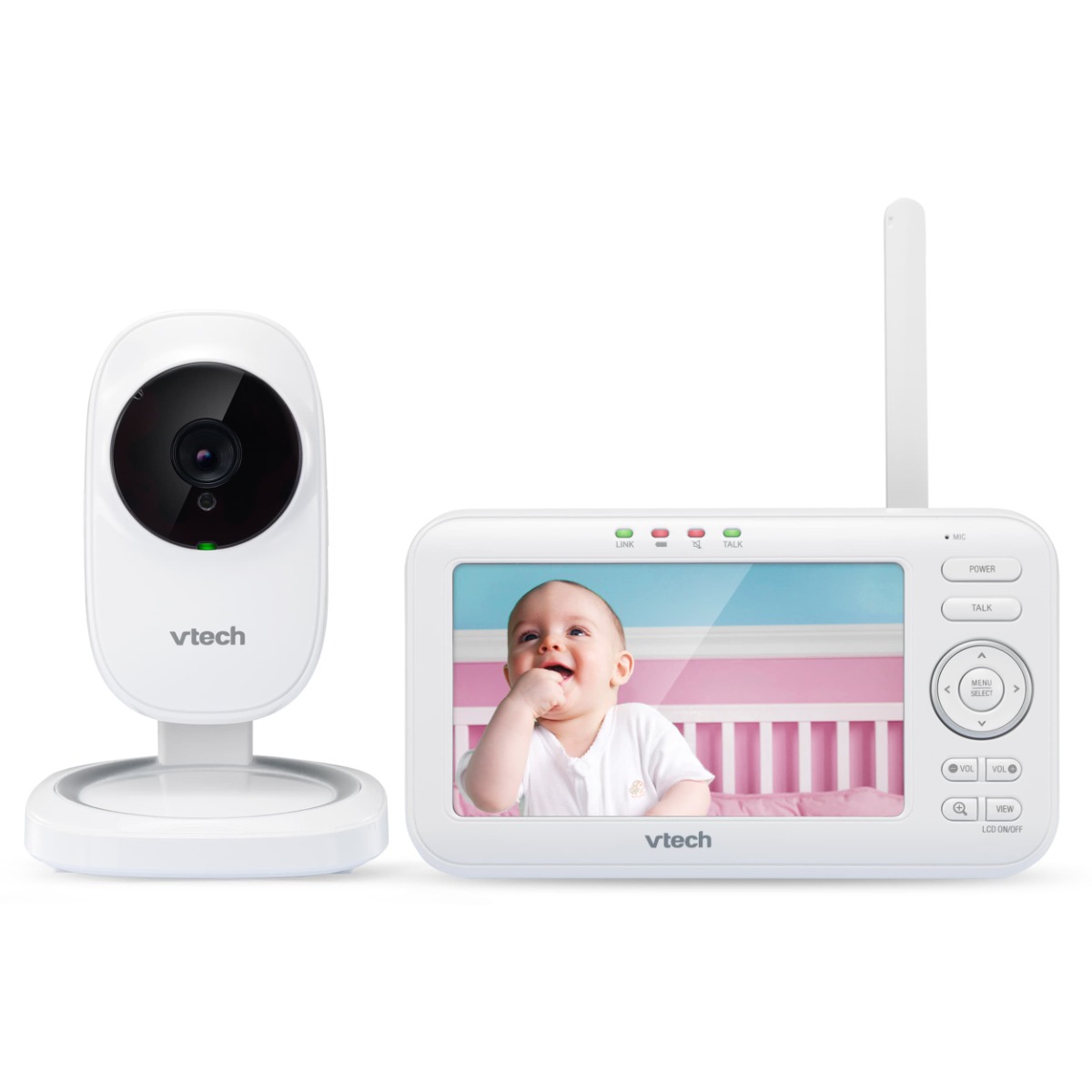 Vtech VM5251 5" Digital Video Baby Monitor with Full-Color and Automatic Night Vision